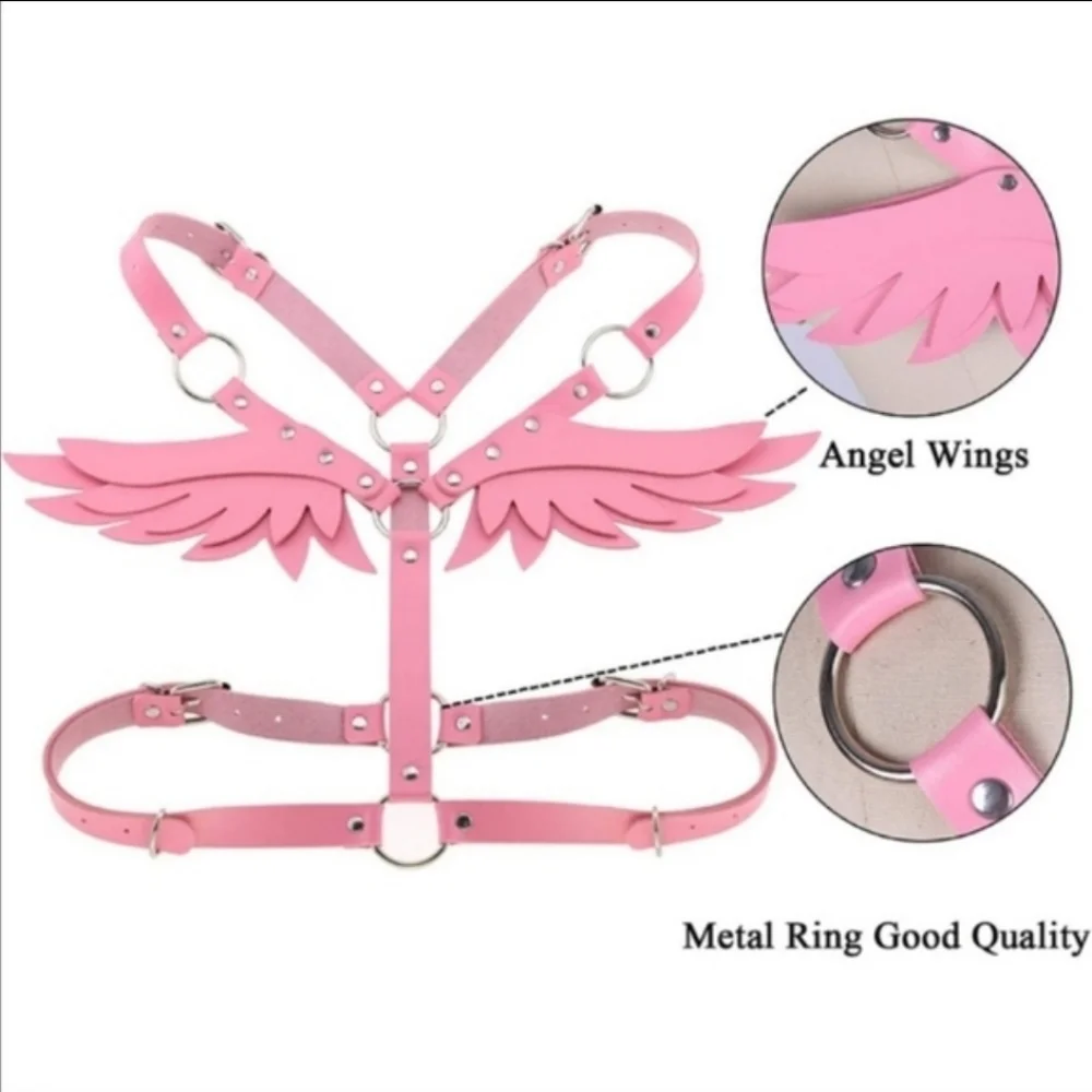 Pink Angel Winged Harness